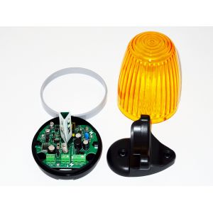Lampa LED sygnalizacyjna ostrzegawcza z anteną multi-napięciowa